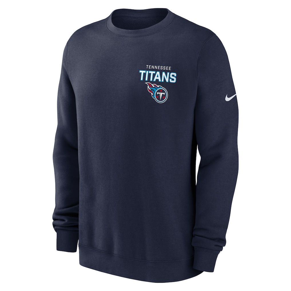 2026 NFL Tennessee Titans round-neck sweatshirt 01->tennessee titans->NFL Jersey